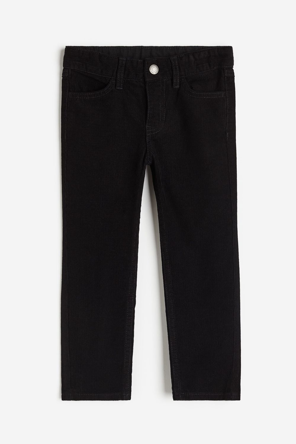 H&M Boys Corduroy Pants, Size: 5T, Color: Black