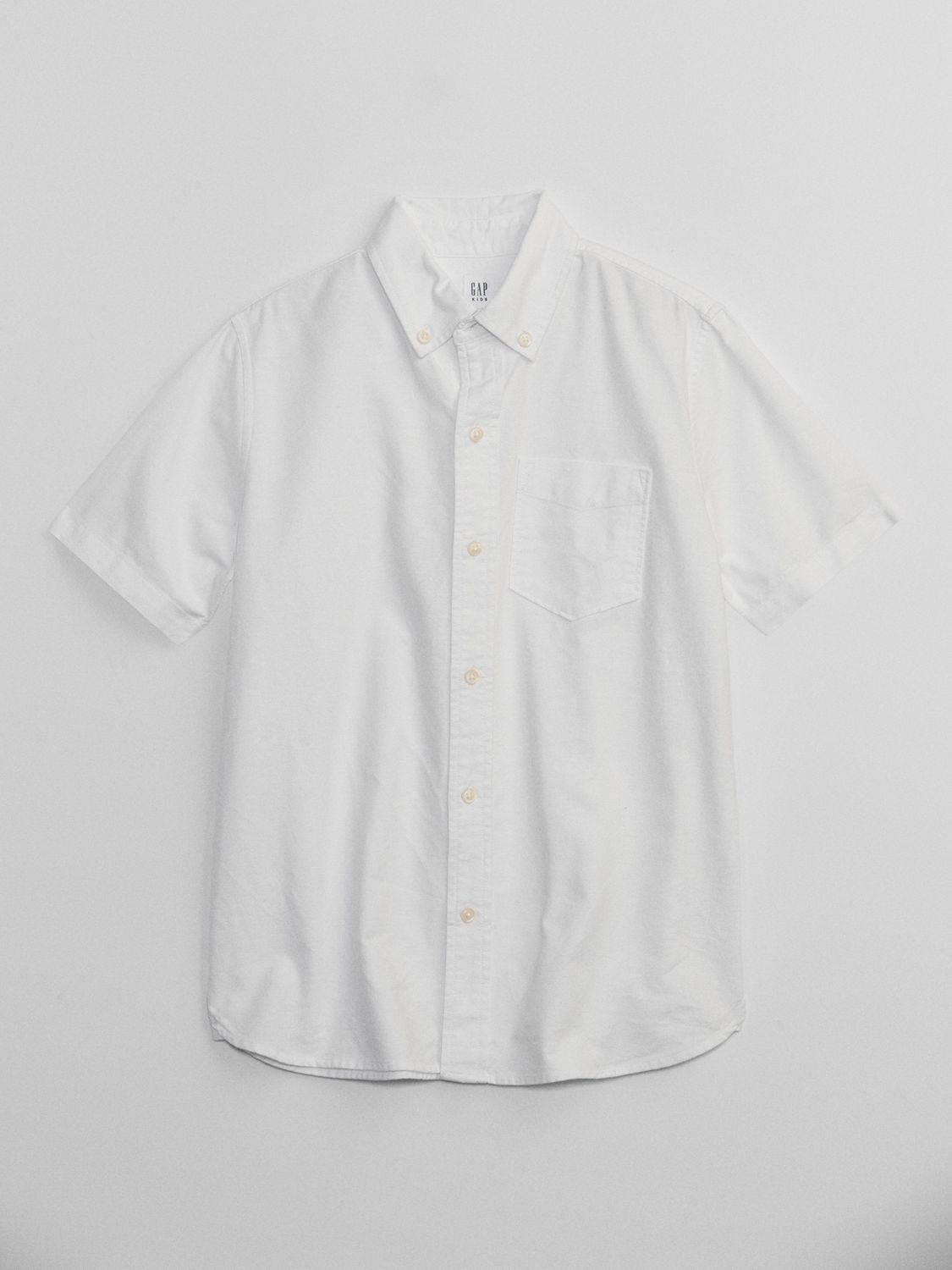 Boys Uniform Oxford Shirt - White, Size: Med (8)