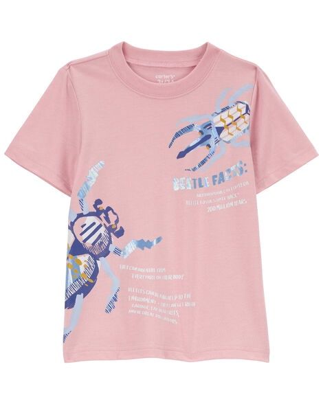 Baby  boy Bug Graphic Tee - pink, Size: 9M