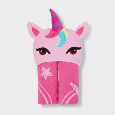 JoJo Siwa Unicorn Kids&#39; Hooded Bath Towel Pink