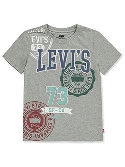 Boys&#39; Signature T-Shirt - Grey, Size: 5-6 yrs