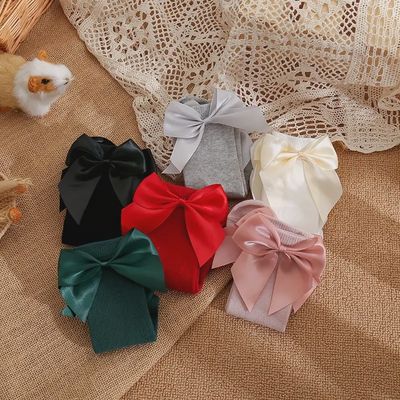 Bow Knee High Socks for Girls