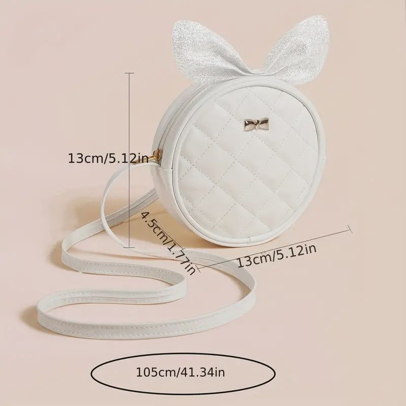 1pc Girls Stylish Sparkling Glitter Crossbody Bag
