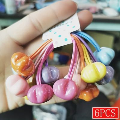 6pcs Colorful Flower Hair Accessories