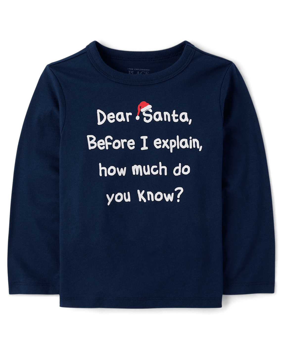 Baby And Toddler Boys Dear Santa Graphic Tee - blue, Size: 4T