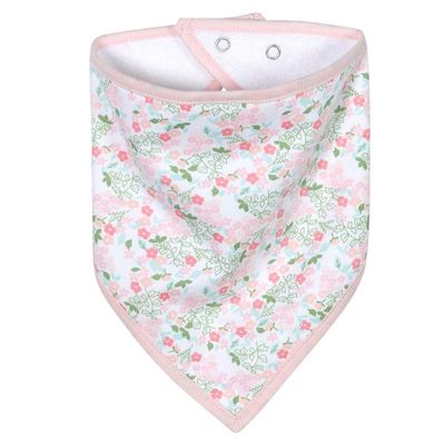 3-Pack Baby Girls Lil' Llama Bandana Bibs
