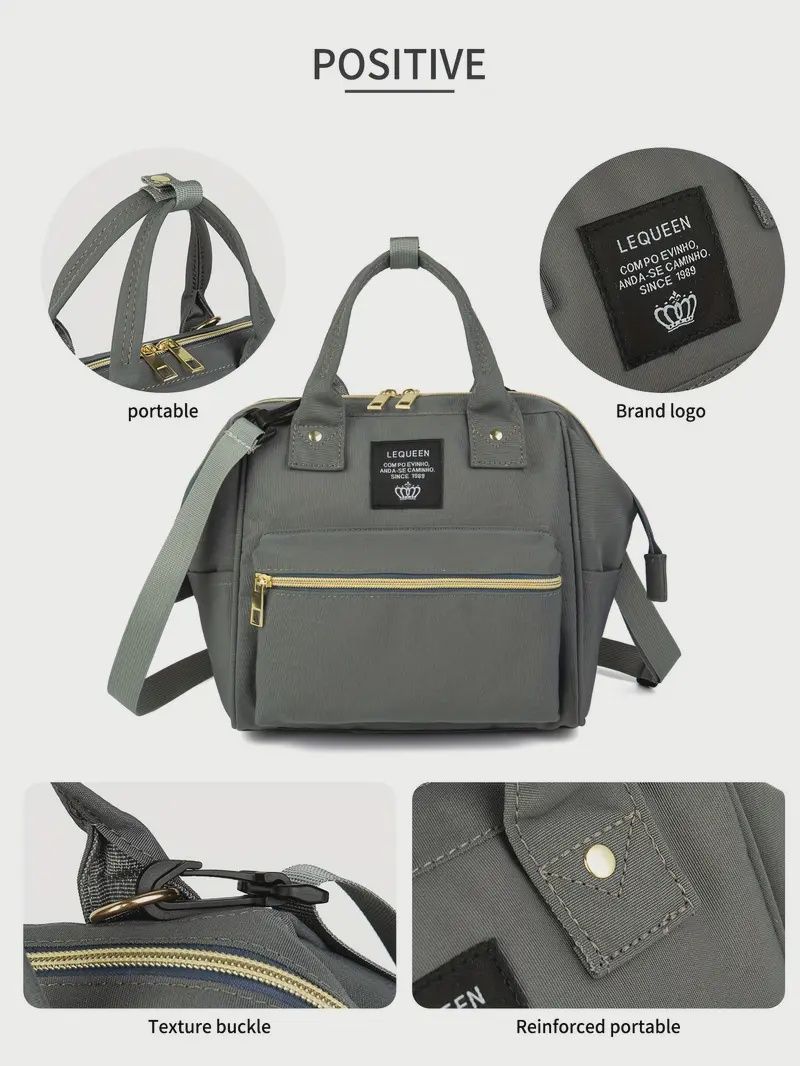 Multifunctional Oxford Cloth Satchel - Lightweight, Water-Resistant, Fade-Resistant Diaper Storage Bag