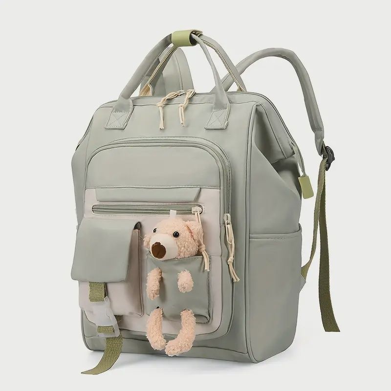 1 New Oxford Ultra-Light Thermal Insulation Mother And Baby Bag Large Capacity Backpack