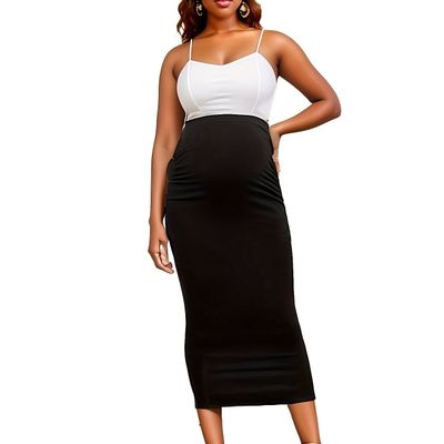 Elegant High-Waist Maternity Skirt