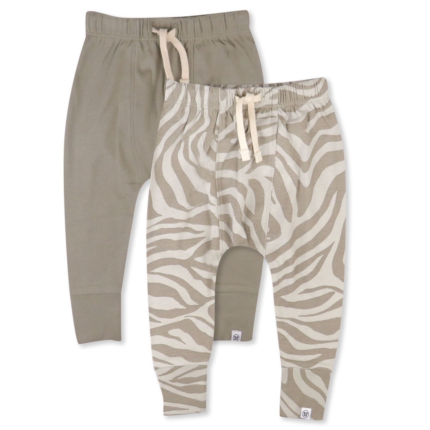 2-Pack Organic Cotton Honest Pants, Size: 3-6M