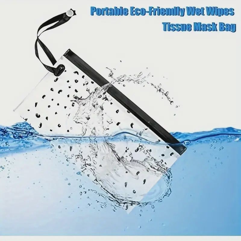 Dispenser Pouches with Lids - Reusable, Refillable Travel Wet Wipe Holders