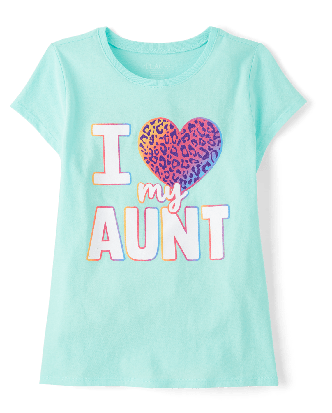 Girls Love My Aunt Graphic Tee - blue, Size: XS (4)