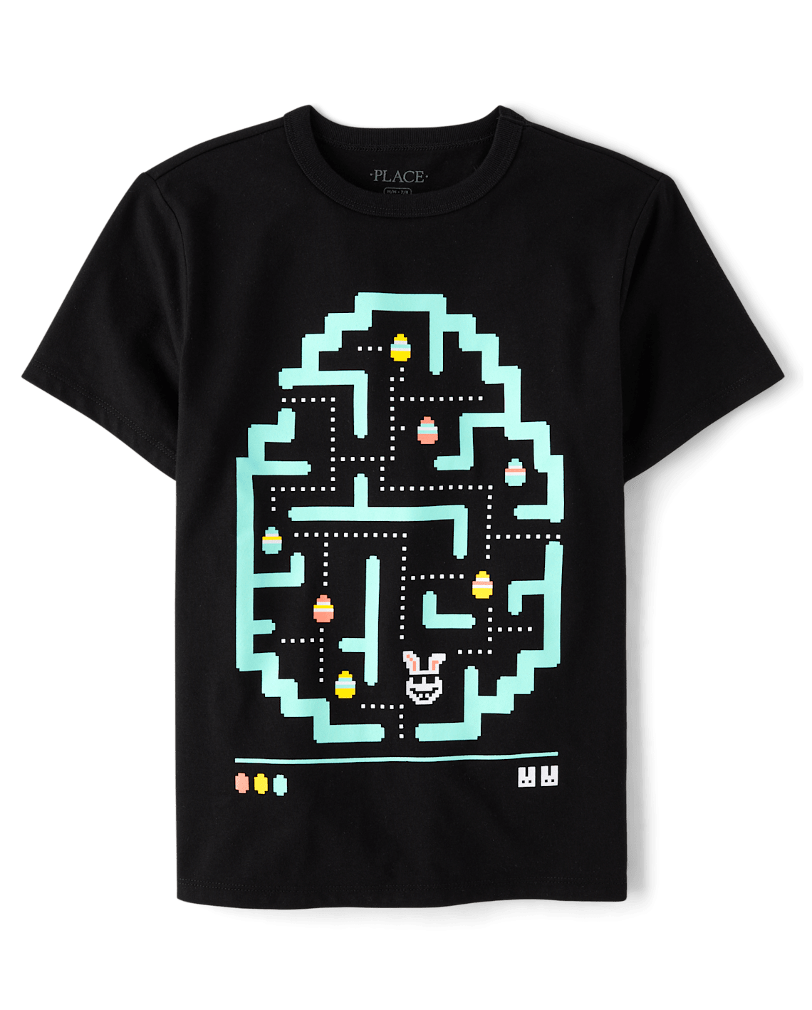 Boys Easter Video Game Graphic Tee - black, Size: 7/8