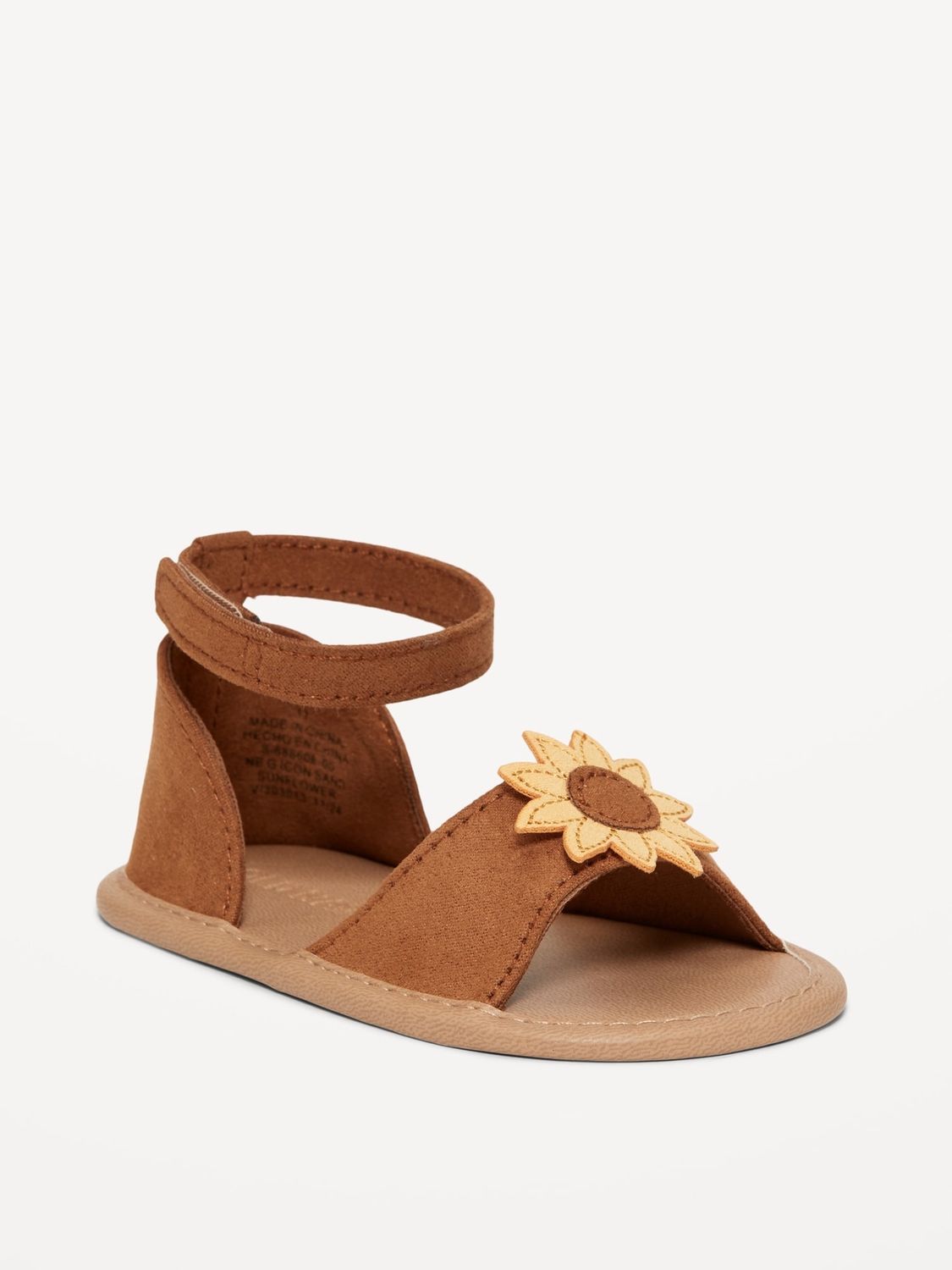 Faux-Suede Sandals for Baby, Size: 12-18M