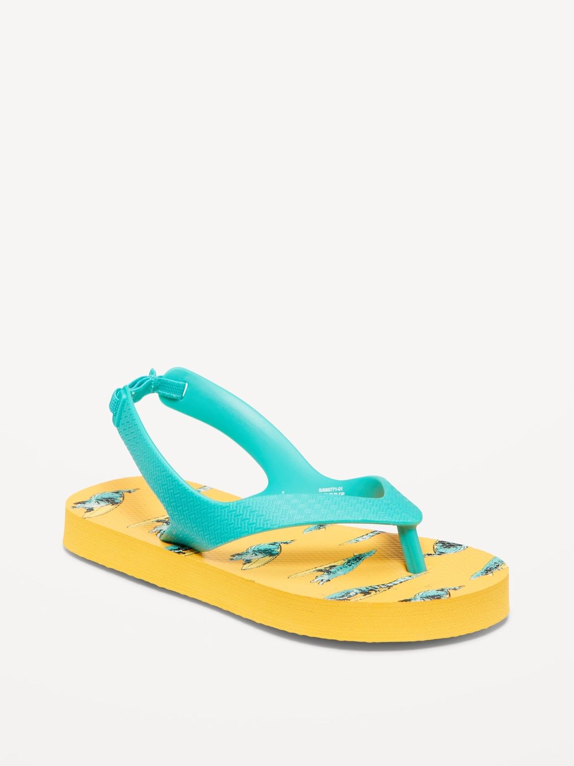 Flip-Flop Sandals for Toddler Boys - Alligator, Size: 5