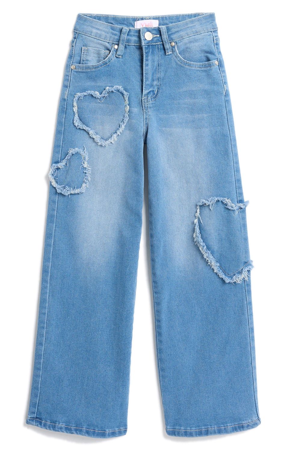 Kids&#39; Heart Patchwork Jeans, Size: 8
