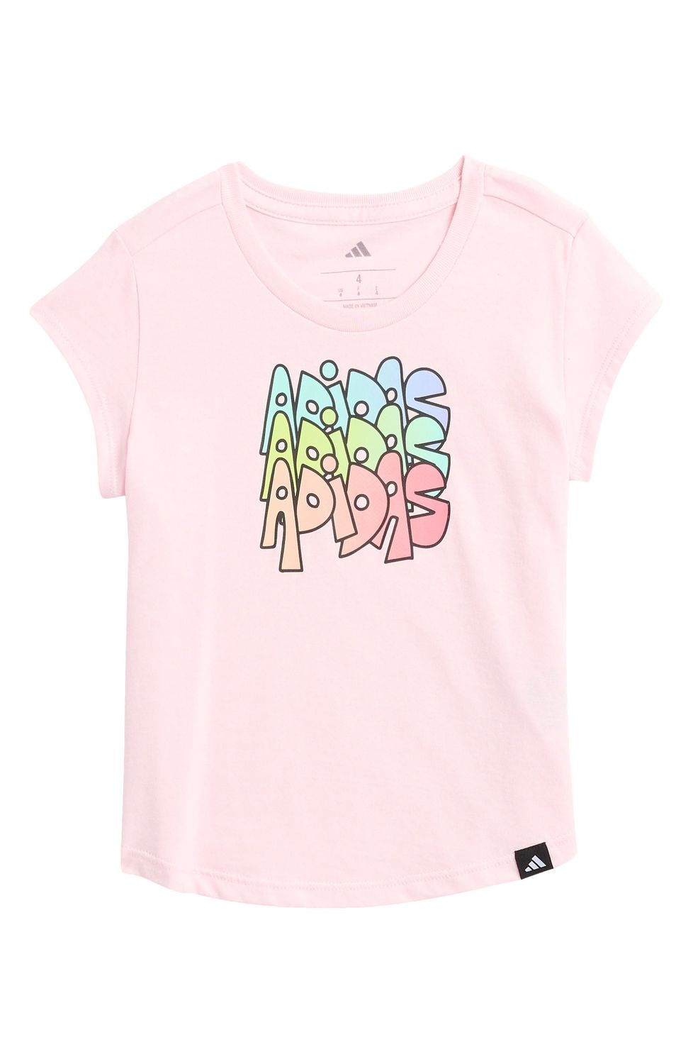 Kids&#39; Logo Graphic T-Shirt - Pink, Size: 4