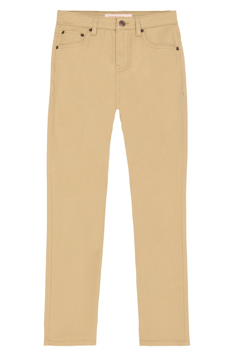 Kids&#39; Lucky 5-Pocket Stretch Pants- Khaki, Size: 4