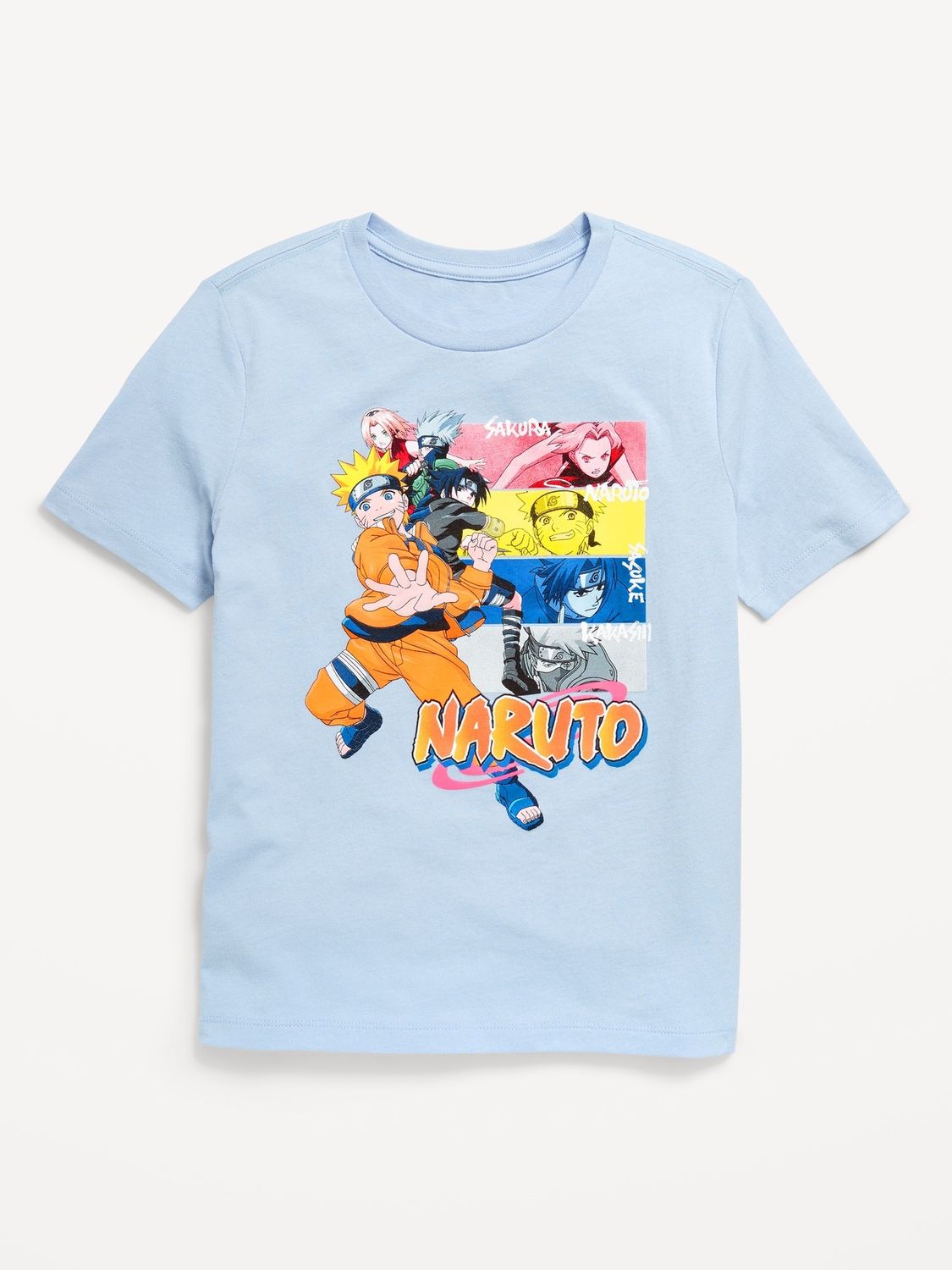 Naruto™ Gender-Neutral Graphic T-Shirt for Kids, Size: 6-7Y