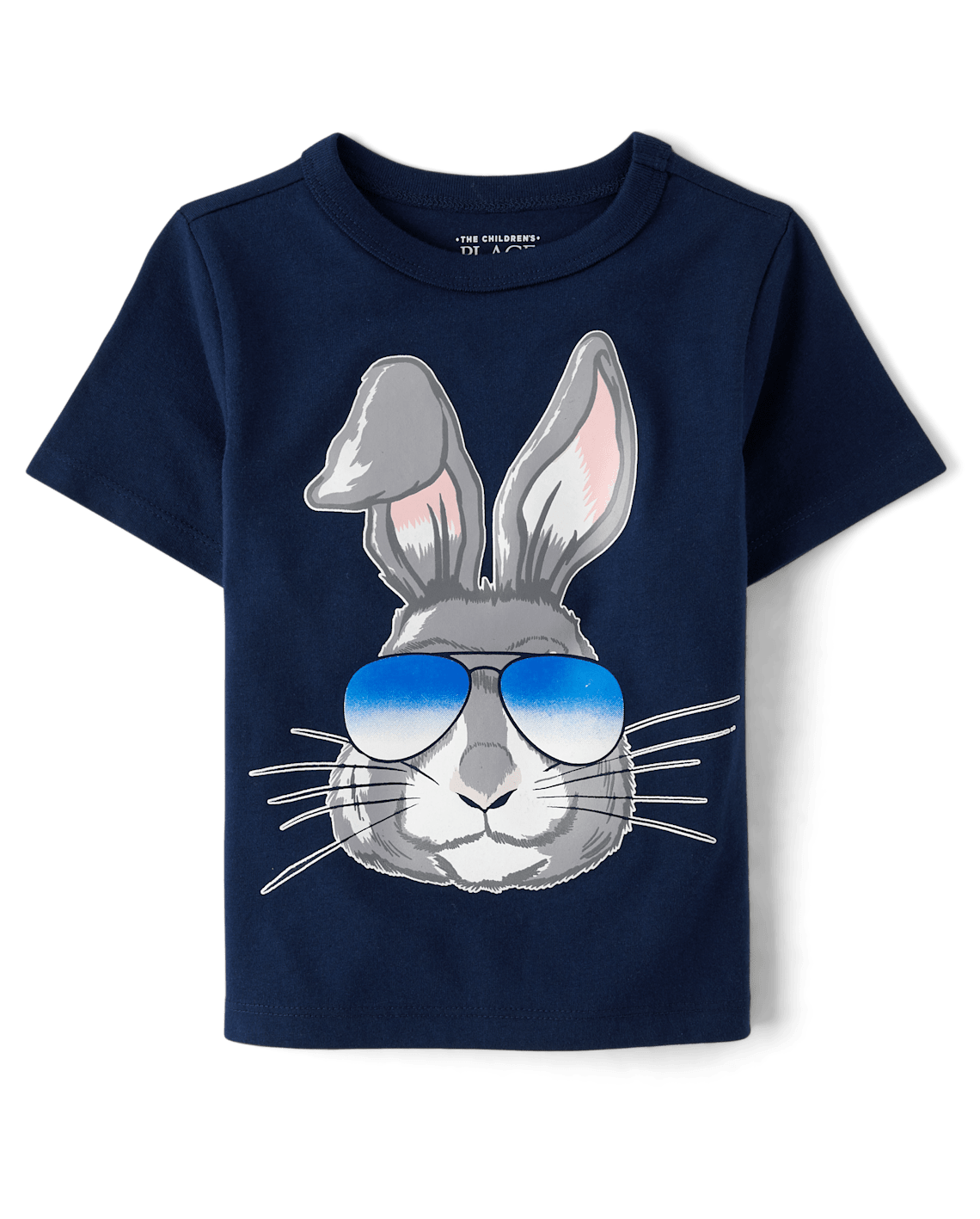 Baby And Toddler Boys Easter Bunny Sunglasses Graphic Tee - blue, Size: 12-18M