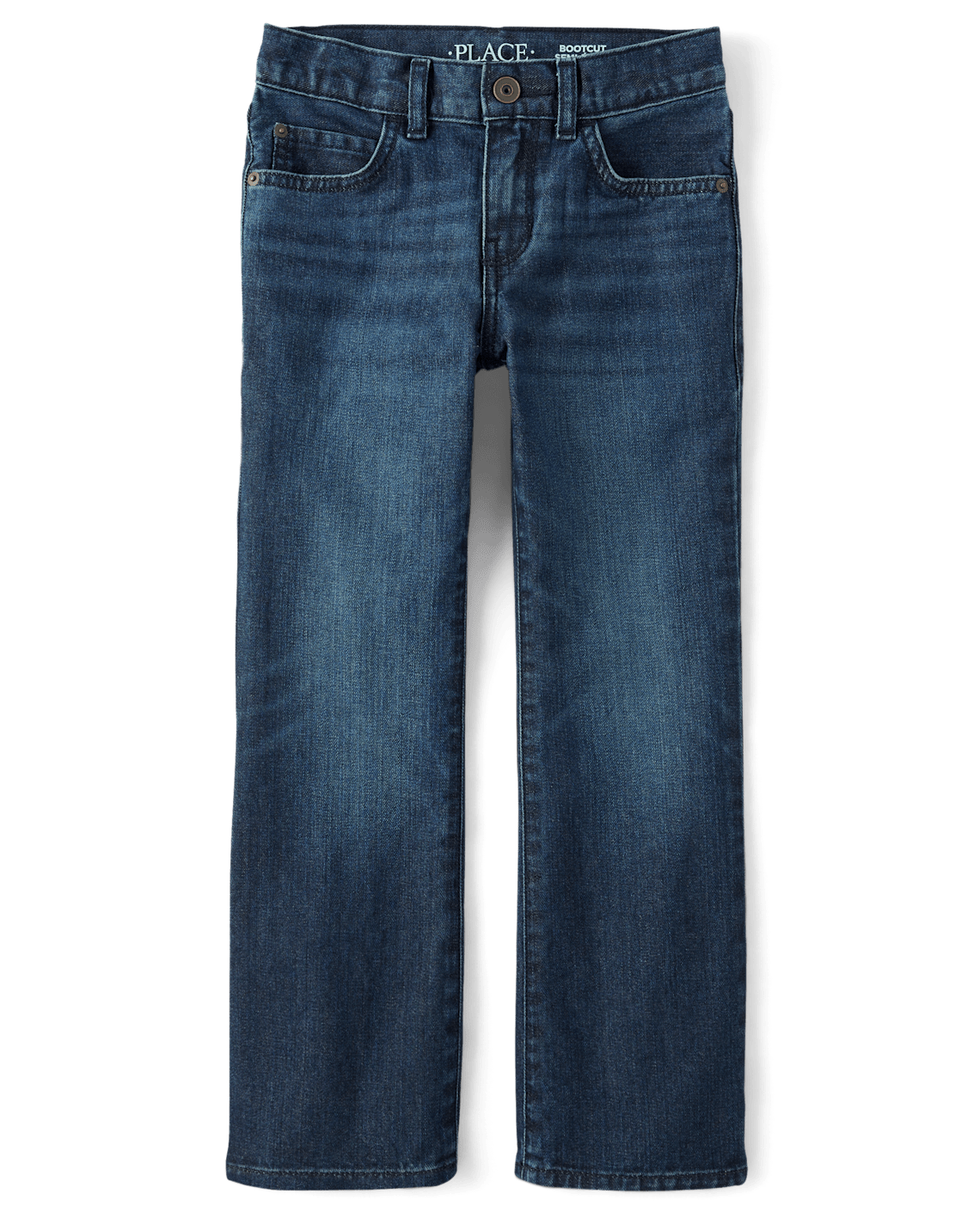 Boys Bootcut Jeans, Size: 6, Color: Dark Wash