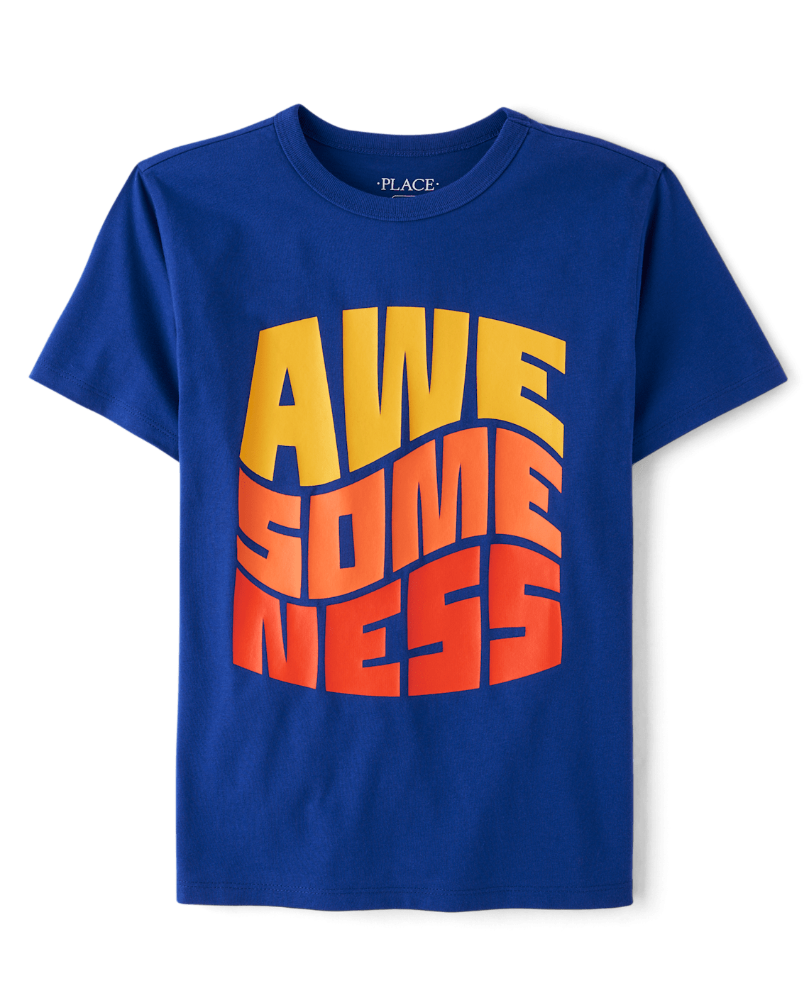 Boys Awesomeness Graphic Tee - blue, Size: 5/6