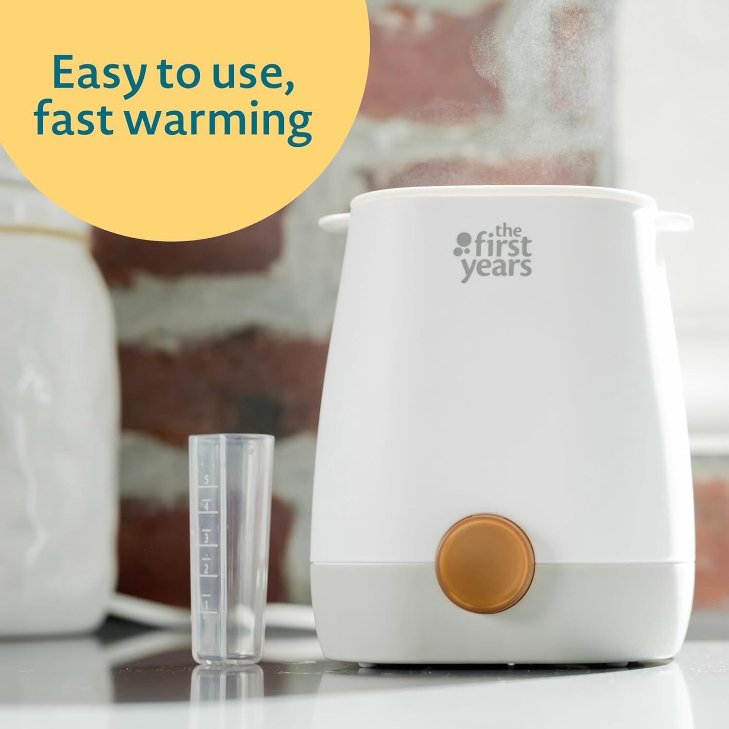 The First Years Baby Bottle Warmer and Sterilizer - Pacifier and Bottle Nipple Sanitizer