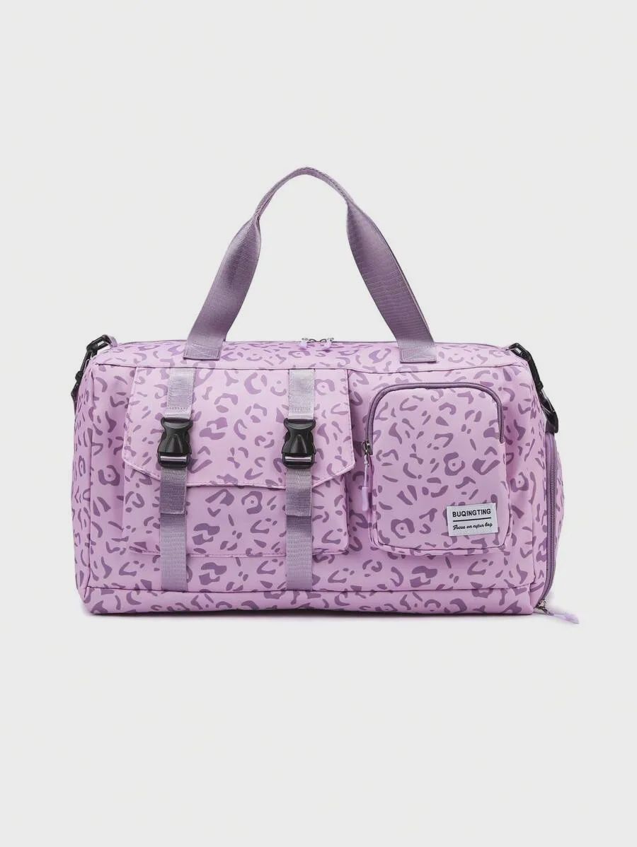 Cow, Leopard, Zebra Print, Duffle Bag - Maternity bag