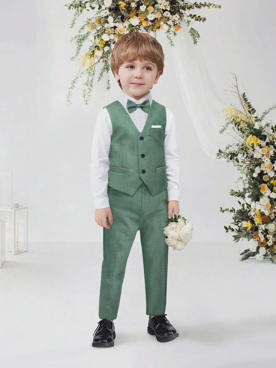 Green Toddler Boy&#39;s Graduation Suit, Size: 5-6Y