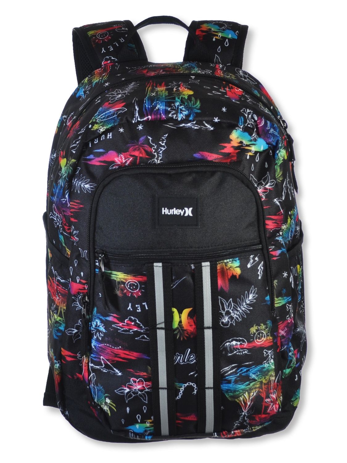 Hurley Girls&#39; Tropical Recess Backpack- Black/Multi