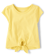 Toddler Girls Tie-Front Top