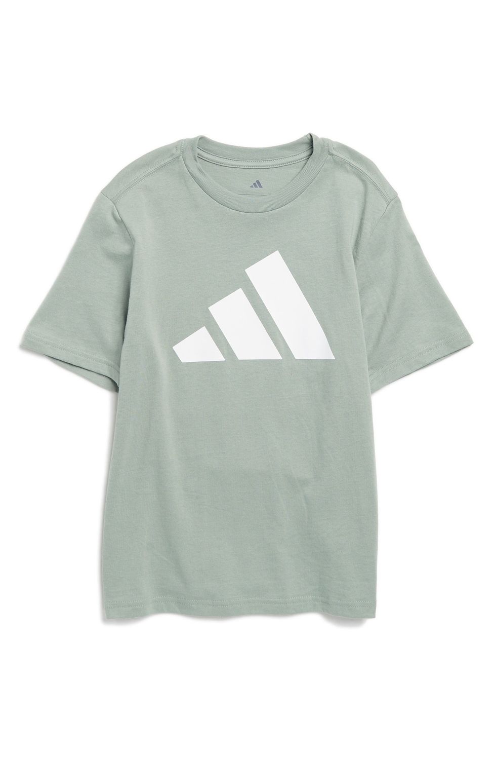 Kids' Logo Cotton T-Shirt - Green, Size: 10-12