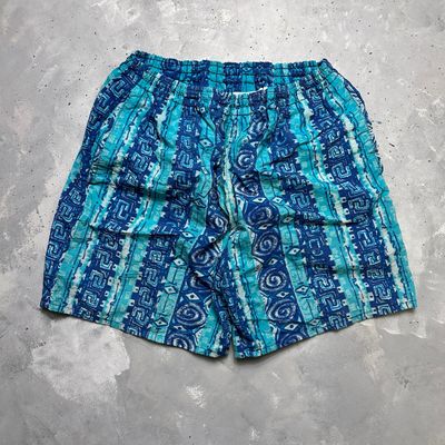 Spodnie Retro Colorfull Blue Patterns 34-49 cm pas