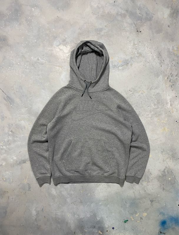 Bluza Nike Basic Logo Grey Hoodie M