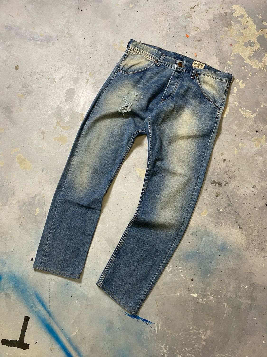 Spodnie Wrangler Ben 36/34 Jeans 50 cm pas