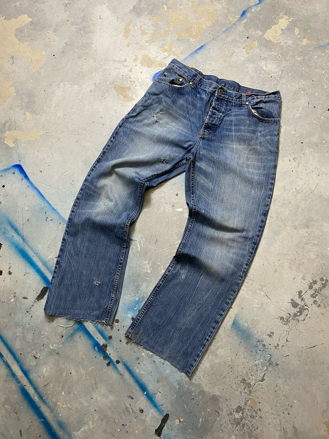 Spodnie Cherokee 34/36 Jeans Blue 45 cm pas