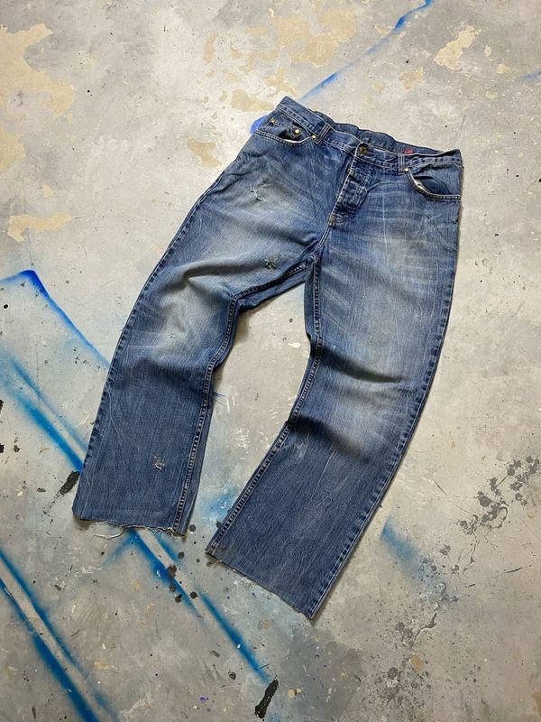 Spodnie Cherokee 34/36 Jeans Blue 45 cm pas