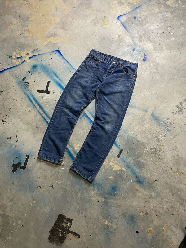 Spodnie Levis 501 33/34 Jeans Blue 42 cm pas