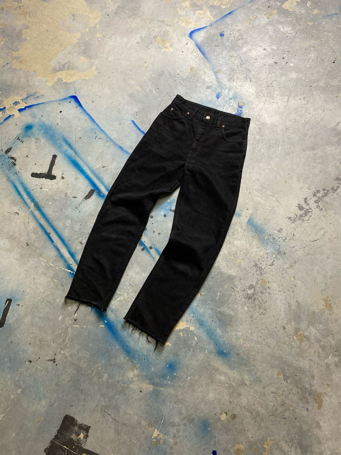 Spodnie Lee Basic Jeans Black 35 cm pas