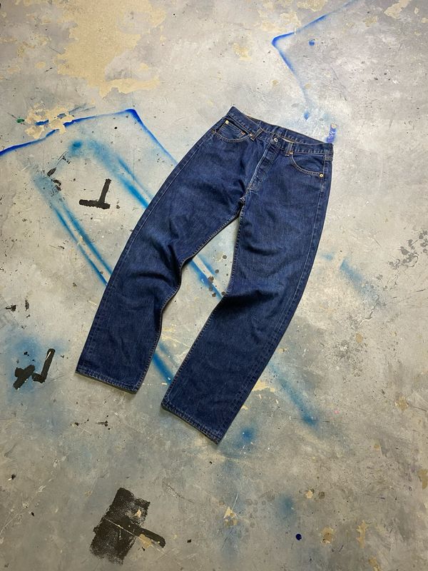 Spodnie Levis 501 34/36 Jeans Blue 42 cm pas