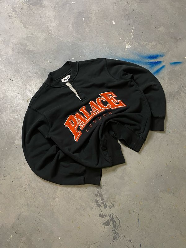 Bluza Palace London Buttons Crewneck Black M