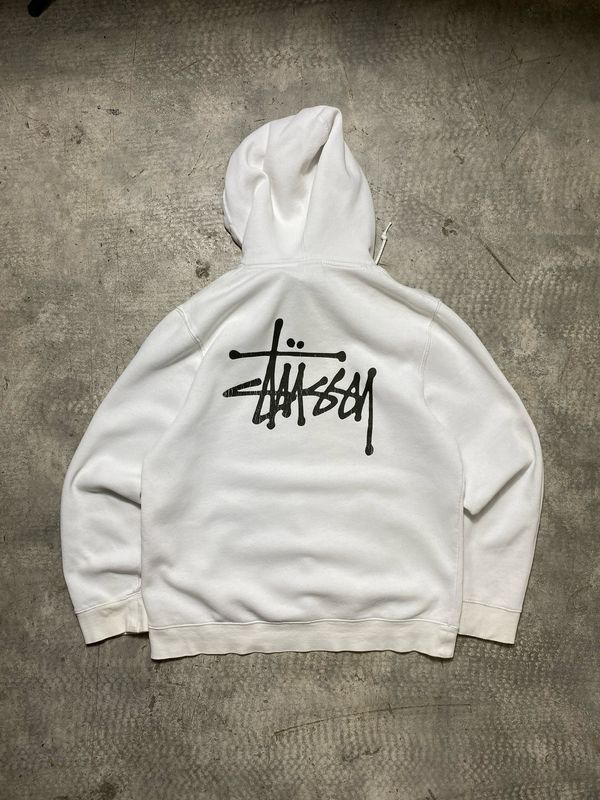 Bluza Stussy Basic Hoodie White L
