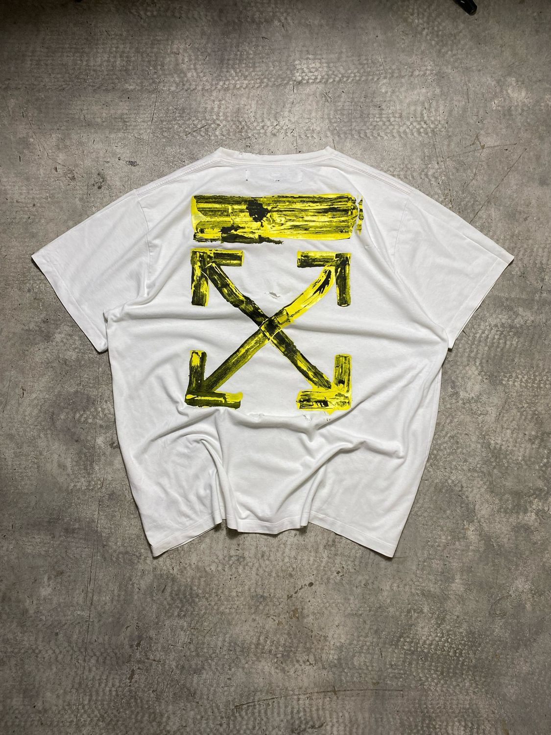 Koszulka Offwhite Thrashed Paint Tee XL