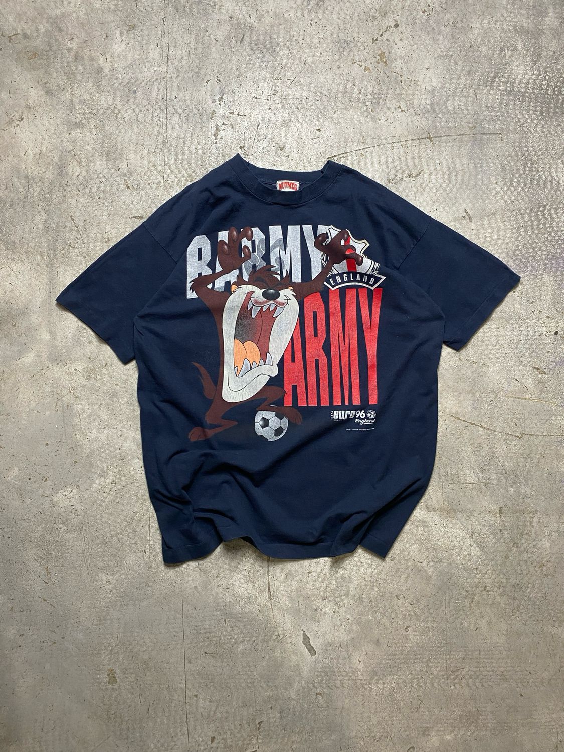 Koszulka Tasmanian Devil Euro 96 England Tee Navy L