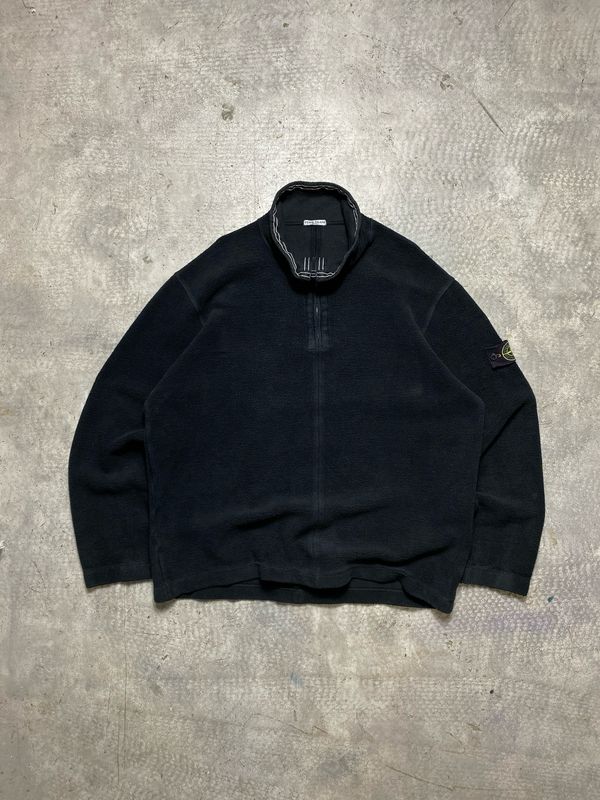 [SOLD] Bluza Stone Island Zip Fleece Black L