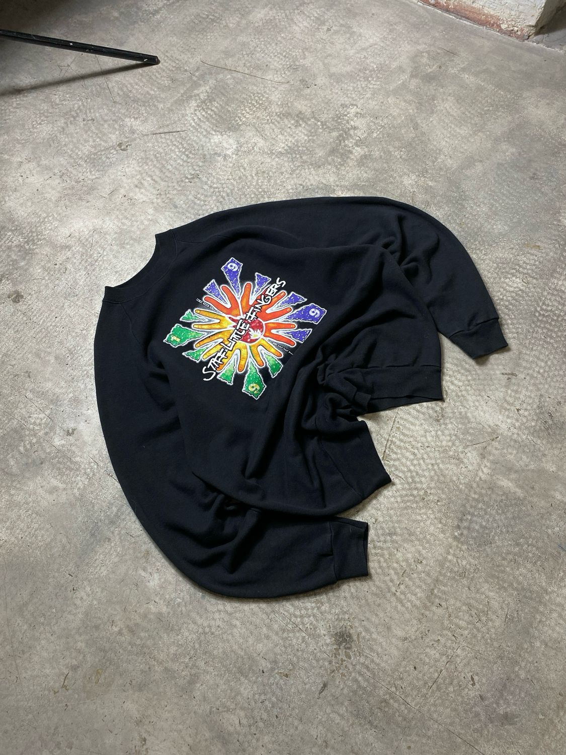Bluza Staff Little Fingers Crewneck Black M