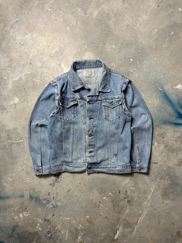 Kurtka POP84 Removable Sleeves Denim Jacket Blue M