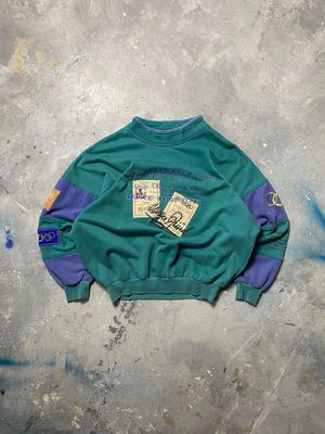 [SOLD] Bluza Adidas &quot;1948 Winter Olympics&quot; - produkcja 1980 size L
