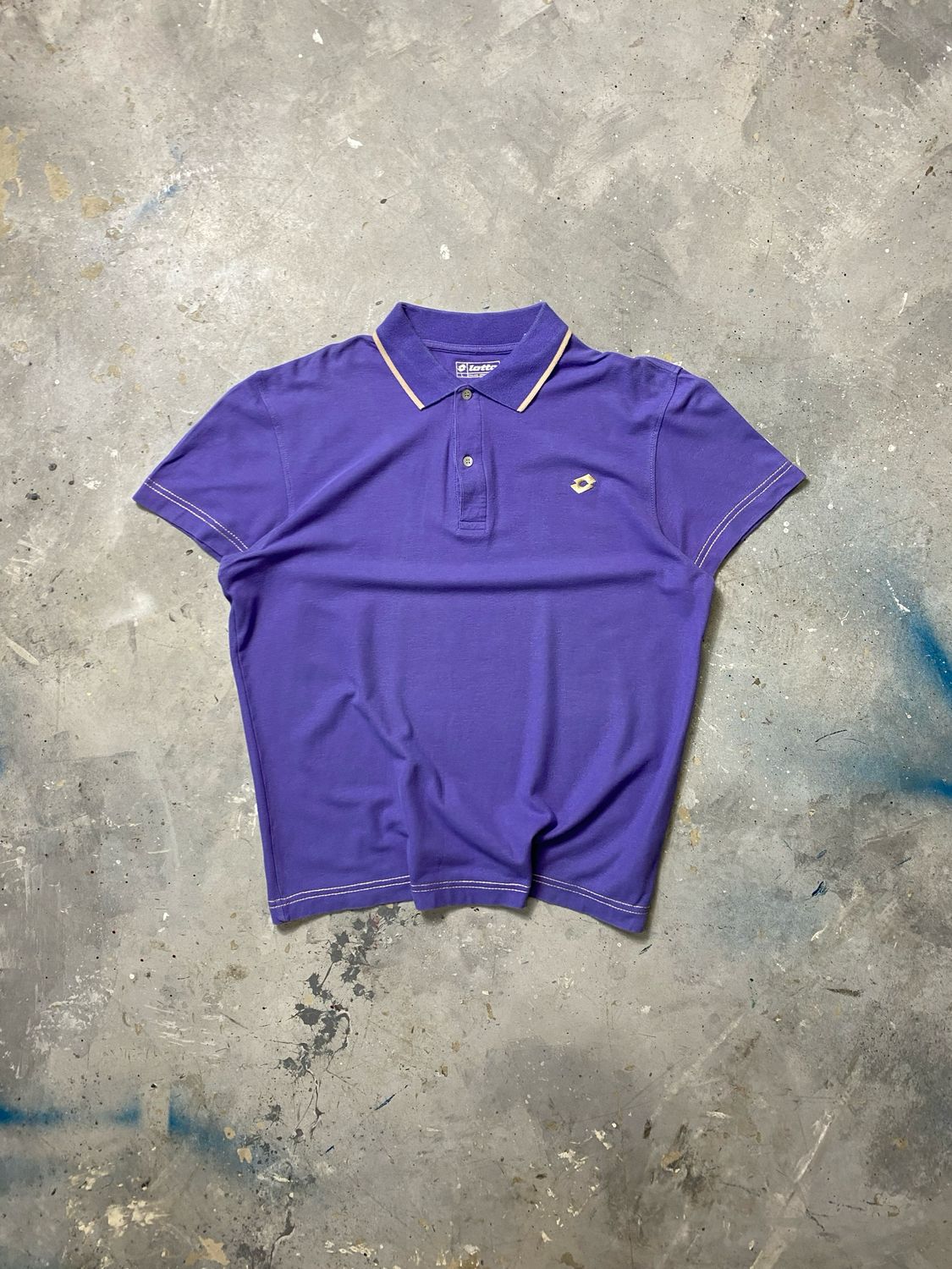 Koszulka Lotto Logo Polo Lavender L