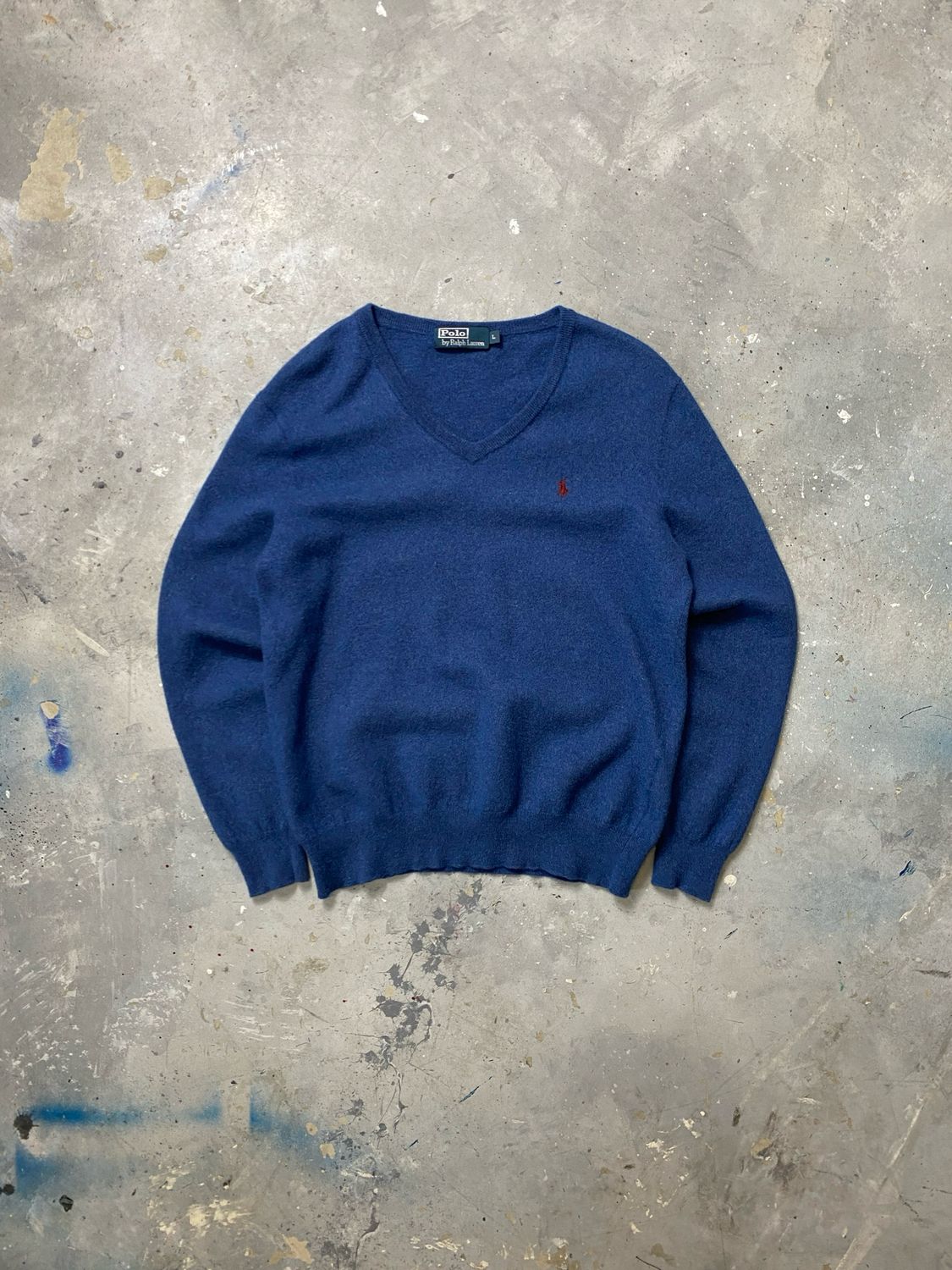 Bluza Ralph Lauren Merino Wool R/Pony Sweater Blue M